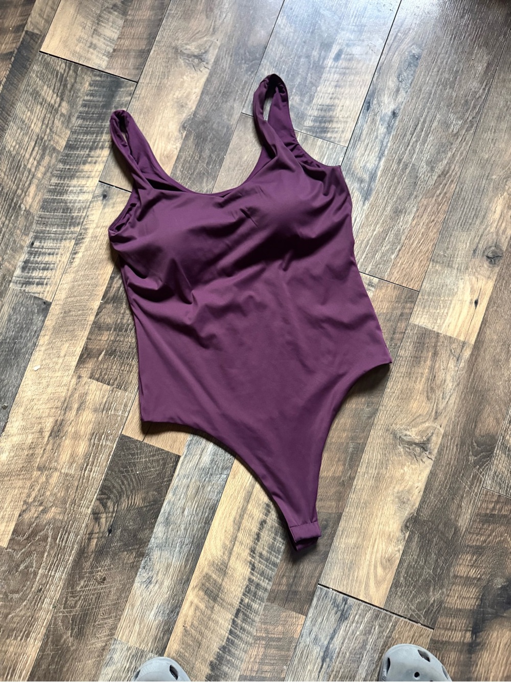 Klassy Network Deep Plum Body Suit